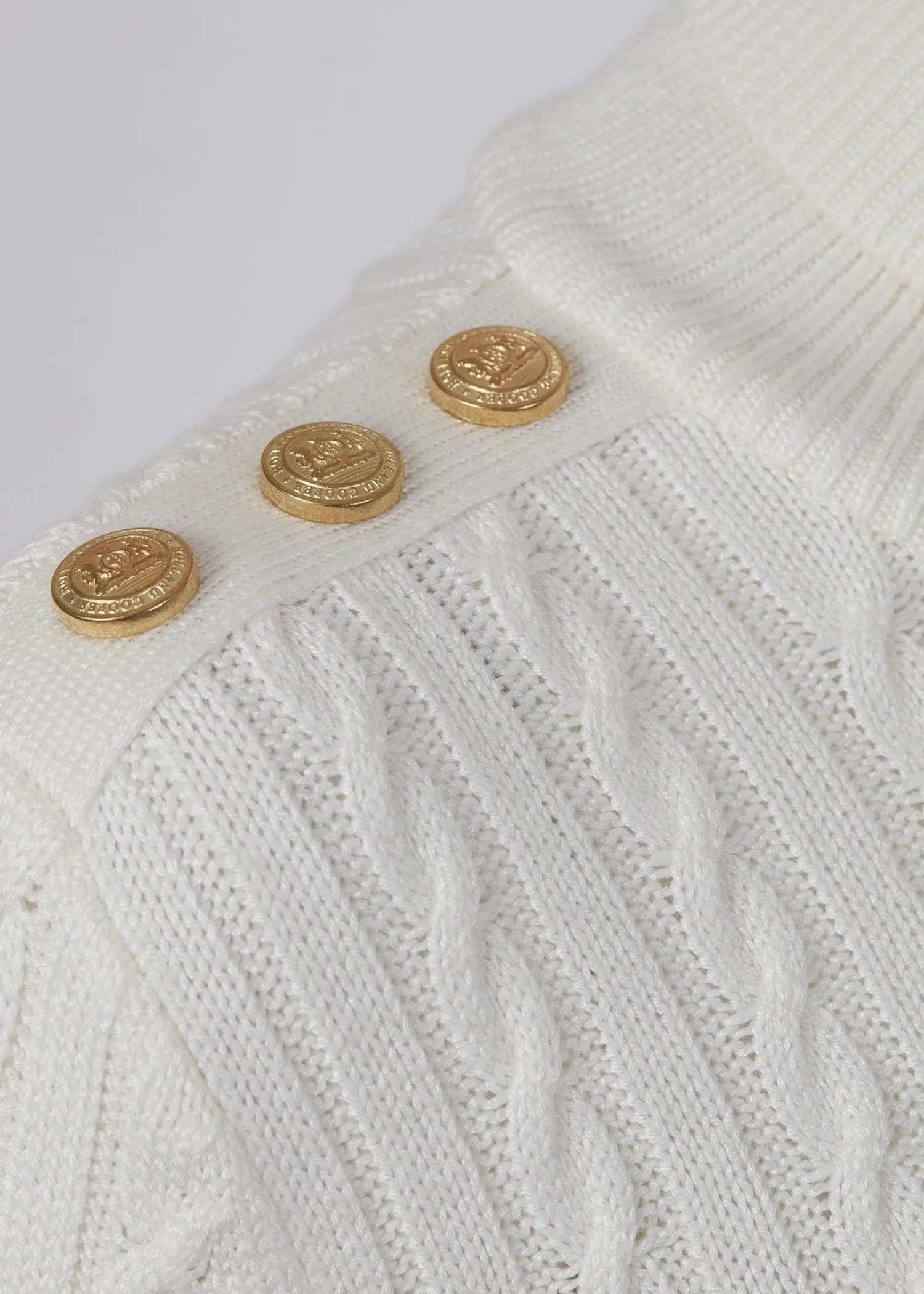 Sale Seattle Roll Neck Cable Knit (Winter White) Women Knitwear