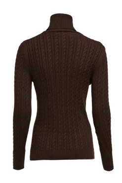Sale Seattle Roll Neck Cable Knit Women Knitwear