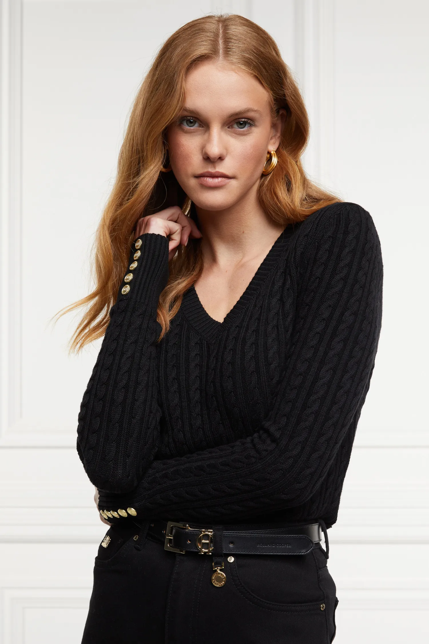 Sale Seattle V-Neck Knit Women Knitwear