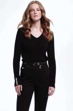 Sale Seattle V-Neck Knit Women Knitwear