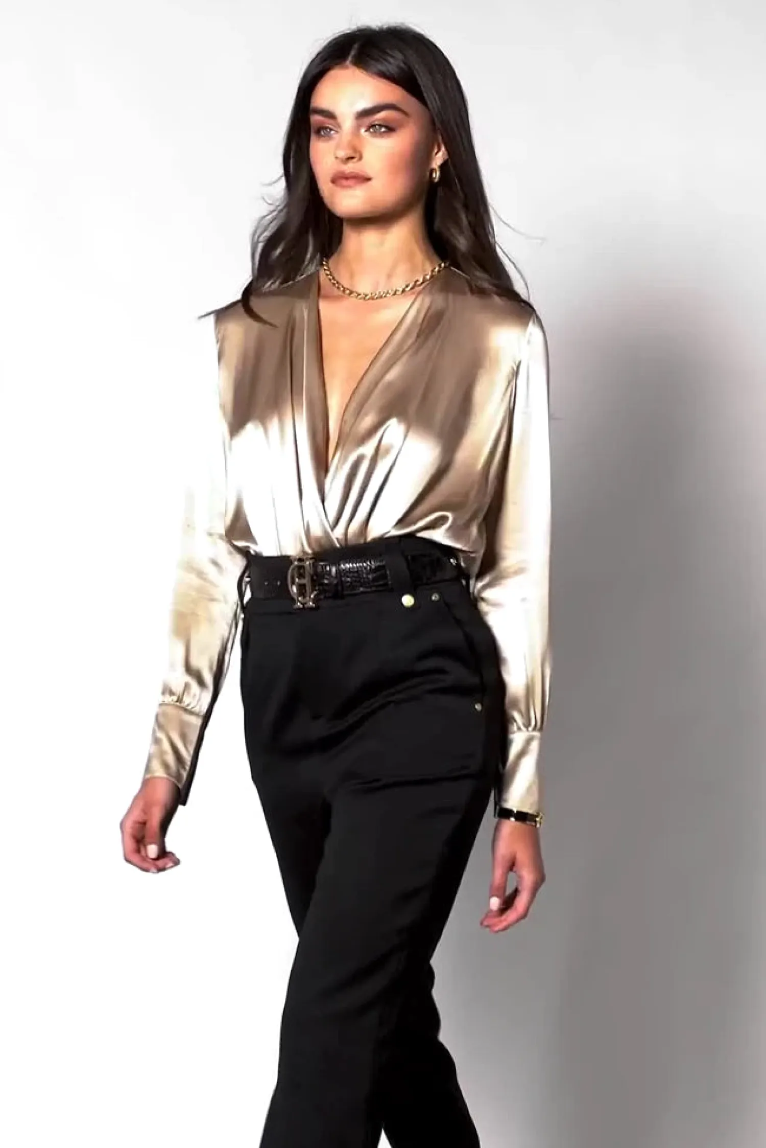 Fashion Silk Bodysuit Women Bodysuits|Shirts & Blouses