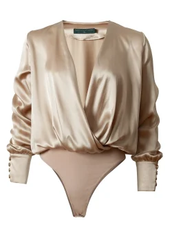 Fashion Silk Bodysuit Women Bodysuits|Shirts & Blouses