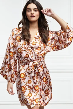 Clearance Silk Dressing Gown Women Sleepwear