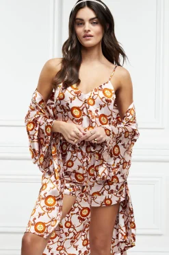 Clearance Silk Dressing Gown Women Sleepwear