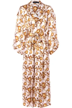 Hot Silk Full Length Dressing Gown Women Sleepwear