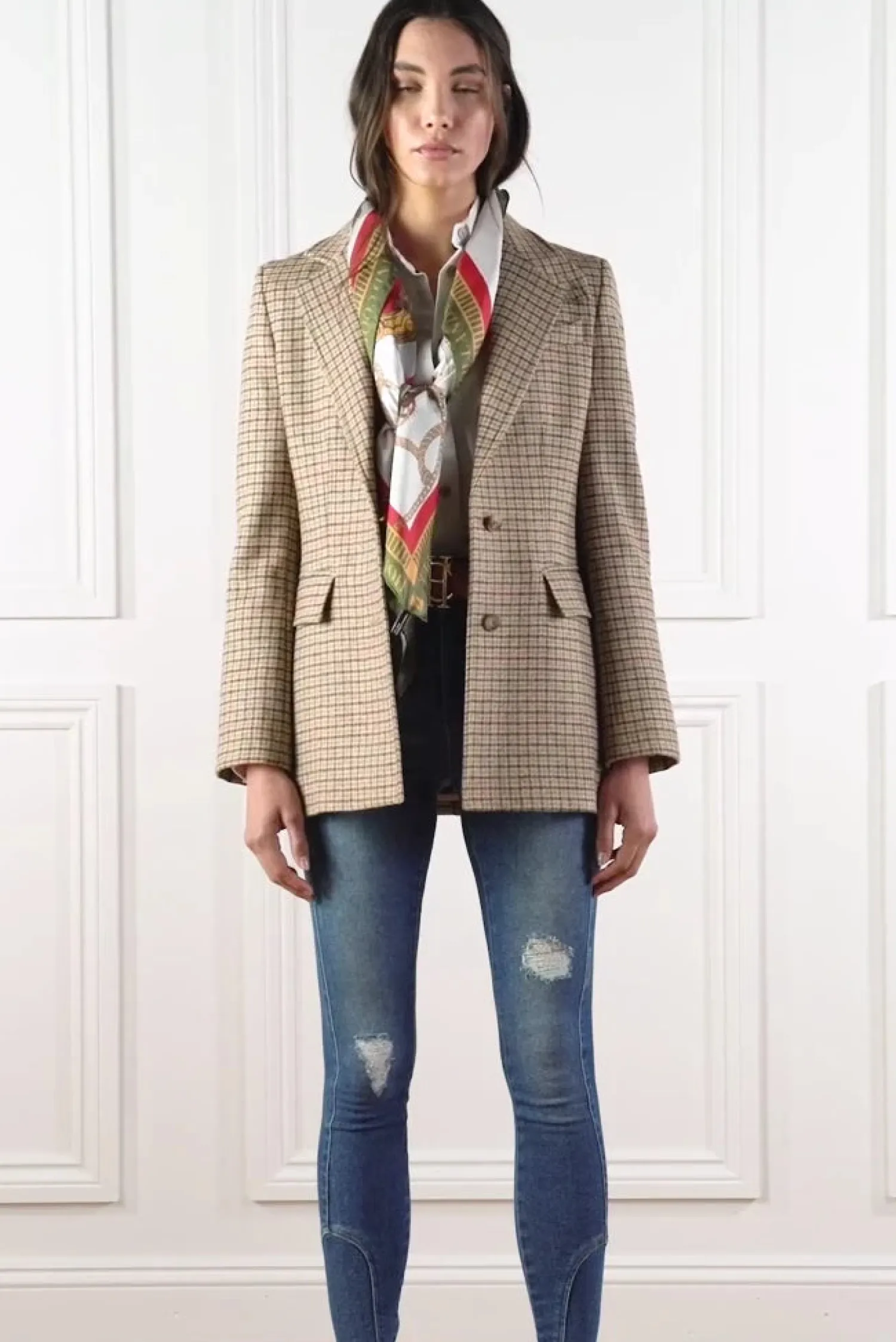 Outlet Single Breasted Blazer (Charlton Tweed) Women Blazers|Tailoring