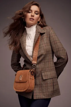Best Single Breasted Field Blazer (Bourbon Tweed) Women Tailoring|Blazers