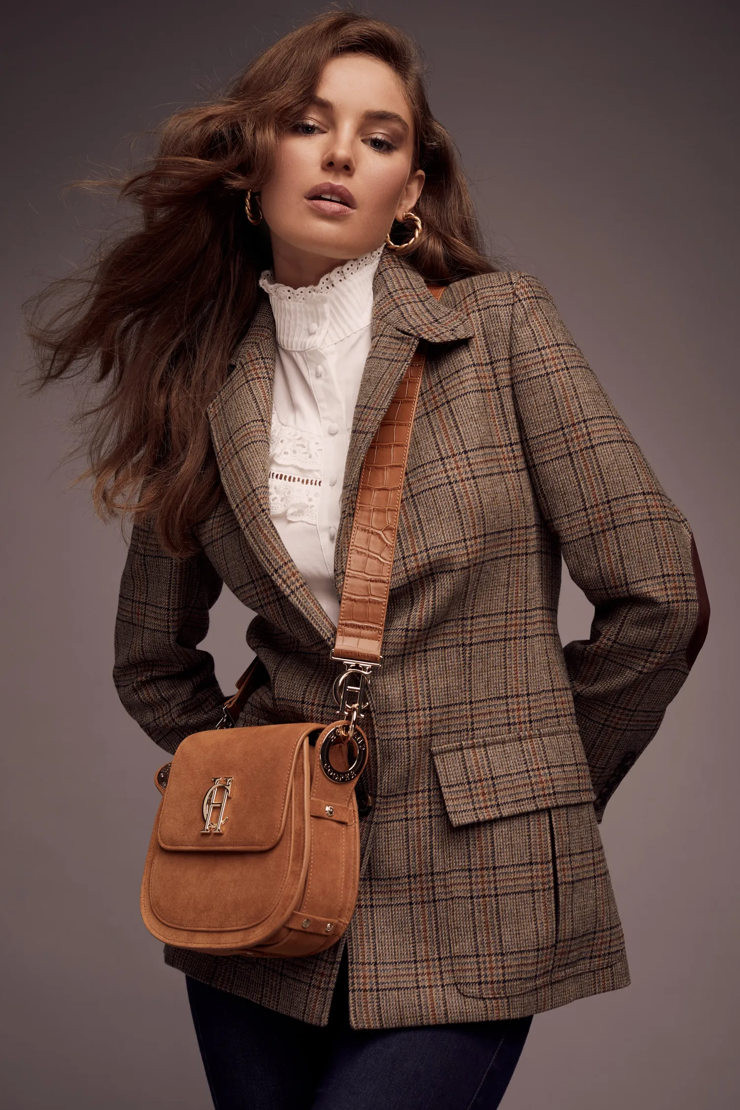 Best Single Breasted Field Blazer (Bourbon Tweed) Women Tailoring|Blazers