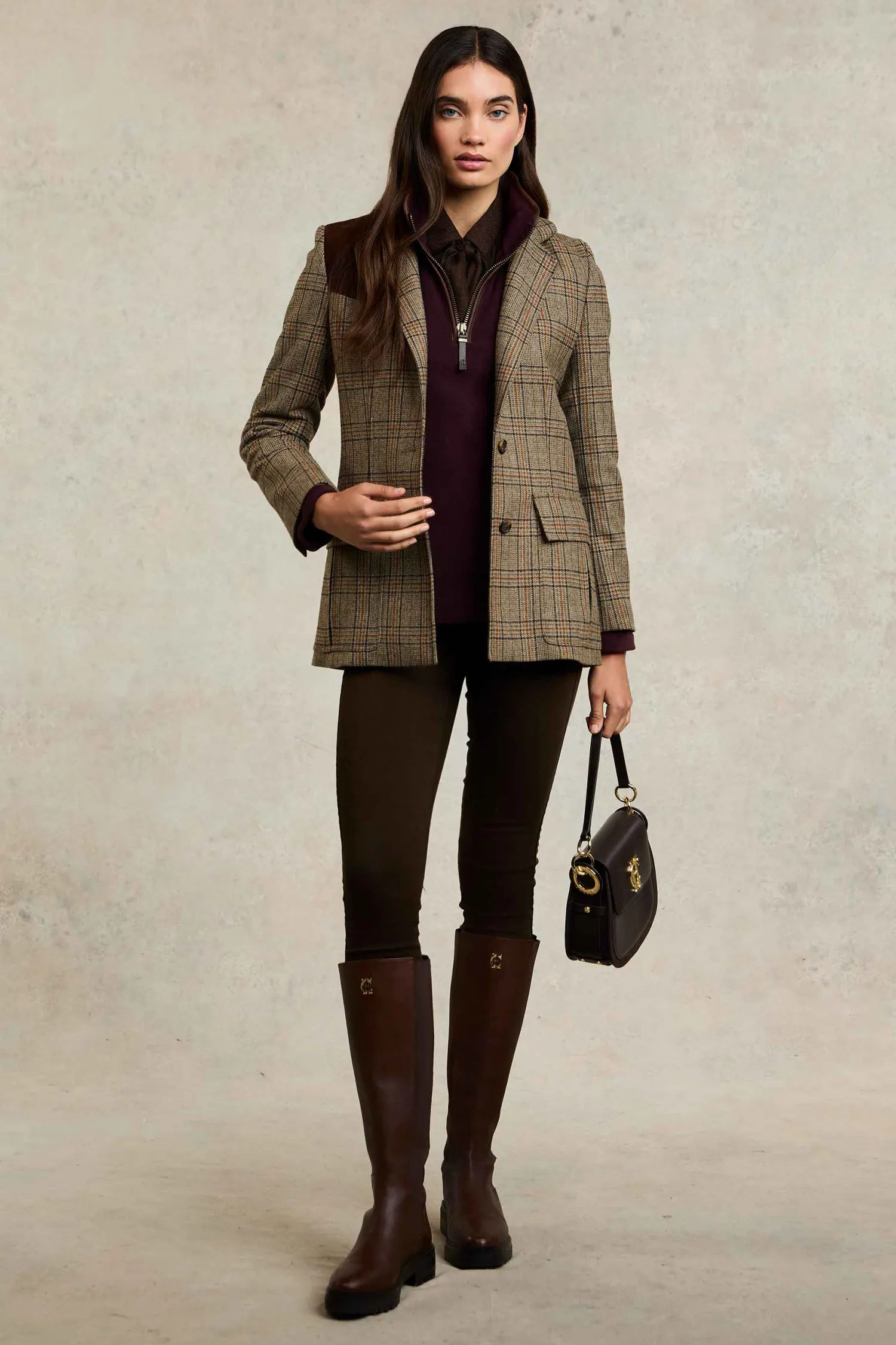 Best Single Breasted Field Blazer (Bourbon Tweed) Women Tailoring|Blazers
