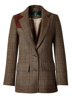 Best Single Breasted Field Blazer (Bourbon Tweed) Women Tailoring|Blazers