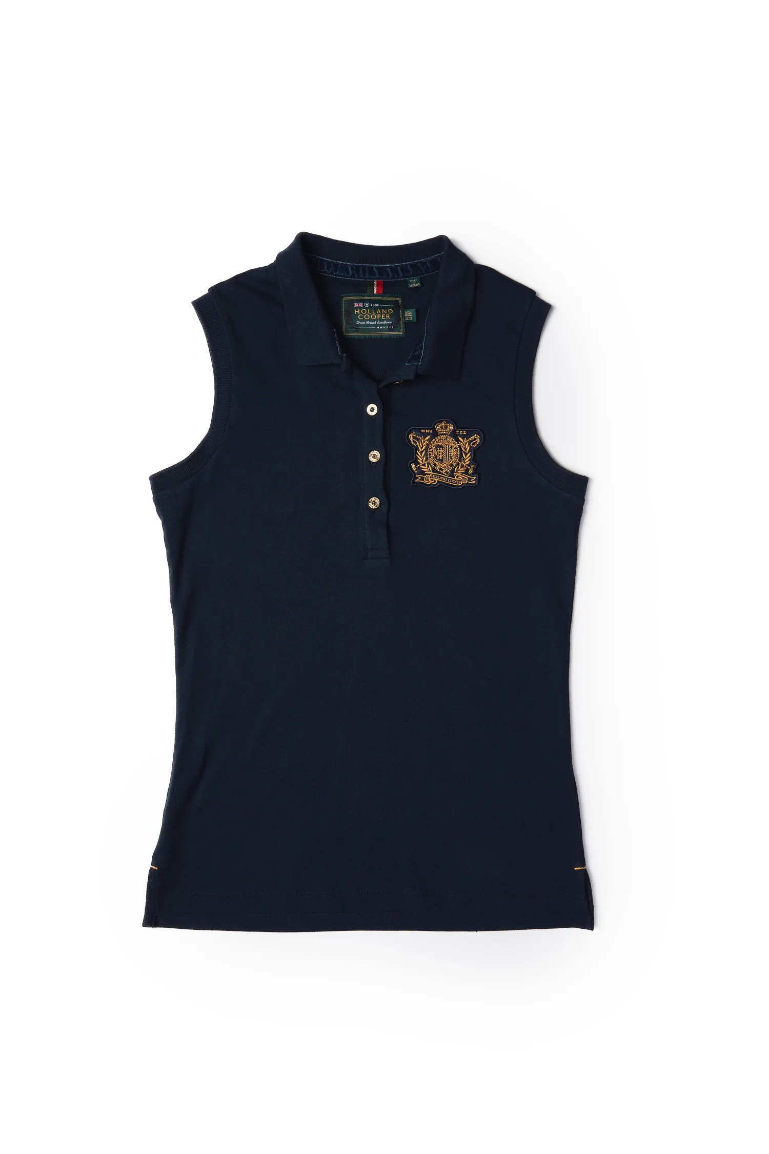 Best Sleeveless Polo Shirt (Ink Navy) Women Polo Shirts