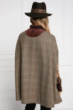 Outlet Slim Cape (Bourbon Tweed) Women Capes