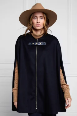 Hot Slim Cape (Soft Navy) Women Capes|Tailoring