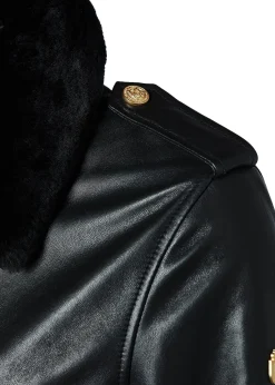 Discount Sloane Leather Bomber Women Jackets