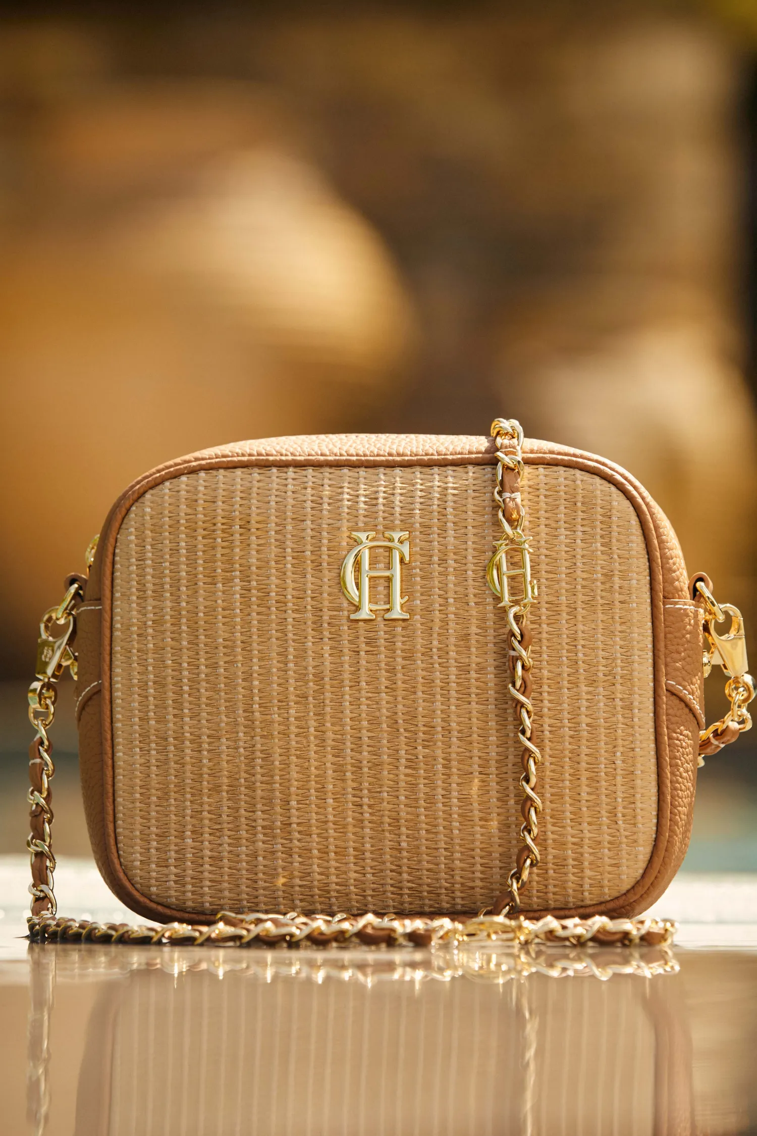 Online Soho Camera Bag (Tan Raffia) Women Crossbody Bags|Bags