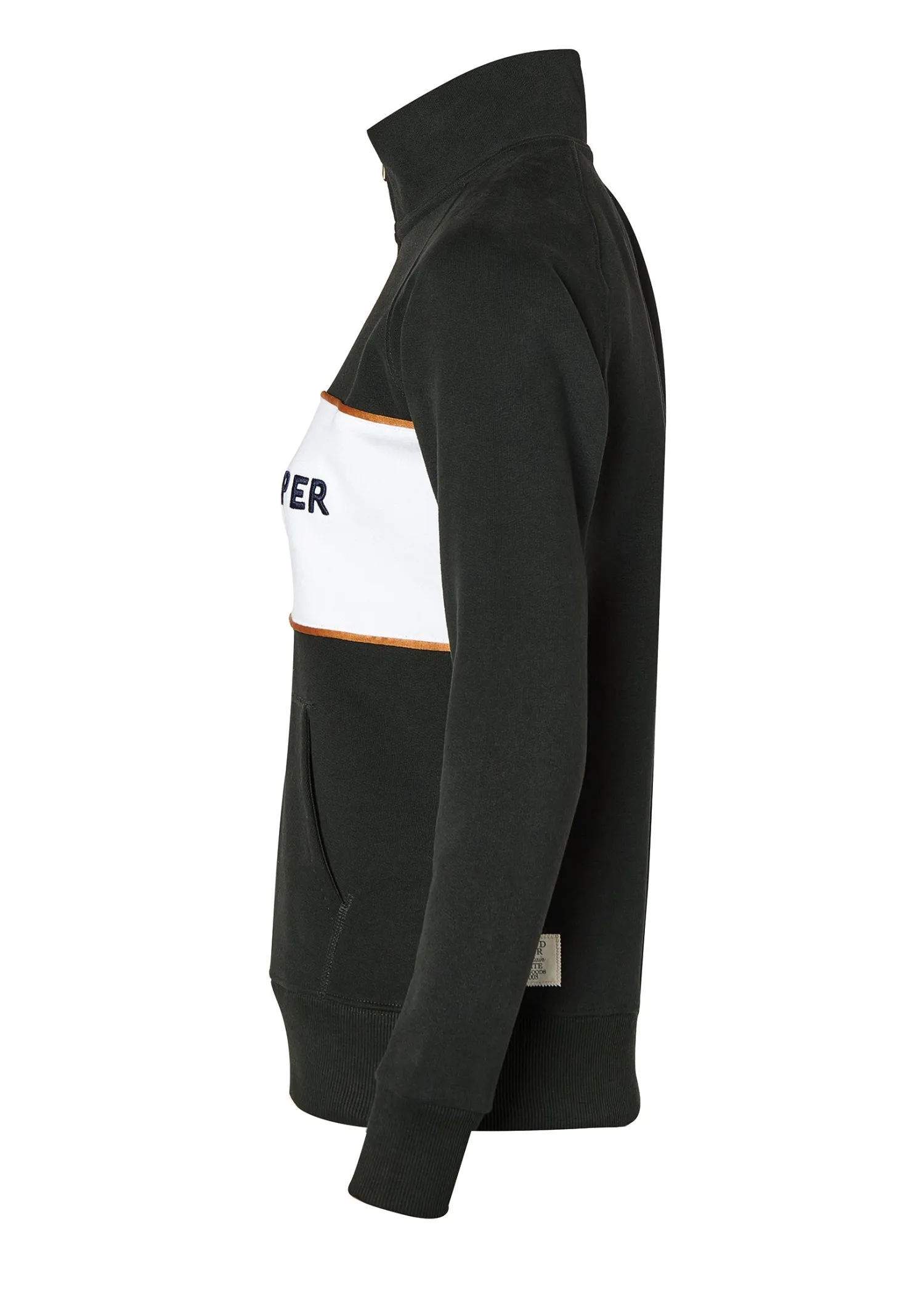 Sale Sporting Heritage Zip Henley (Racing Green) Women Hoodies & Sweatshirts|Sweatshirts