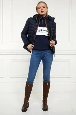 Online Sporting Heritage Zip Henley (Ink Navy) Women Hoodies & Sweatshirts|Sweatshirts
