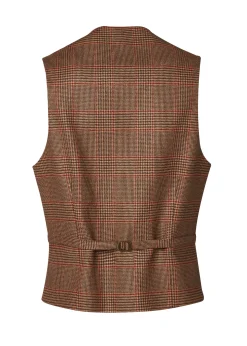 Sale St James Waistcoat (Clarence Check Merlot) Waistcoats