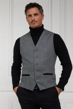 Outlet St James Waistcoat (Mono Herringbone) Waistcoats