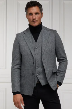 Outlet St James Waistcoat (Mono Herringbone) Waistcoats