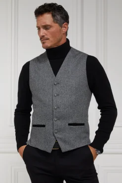 Outlet St James Waistcoat (Mono Herringbone) Waistcoats