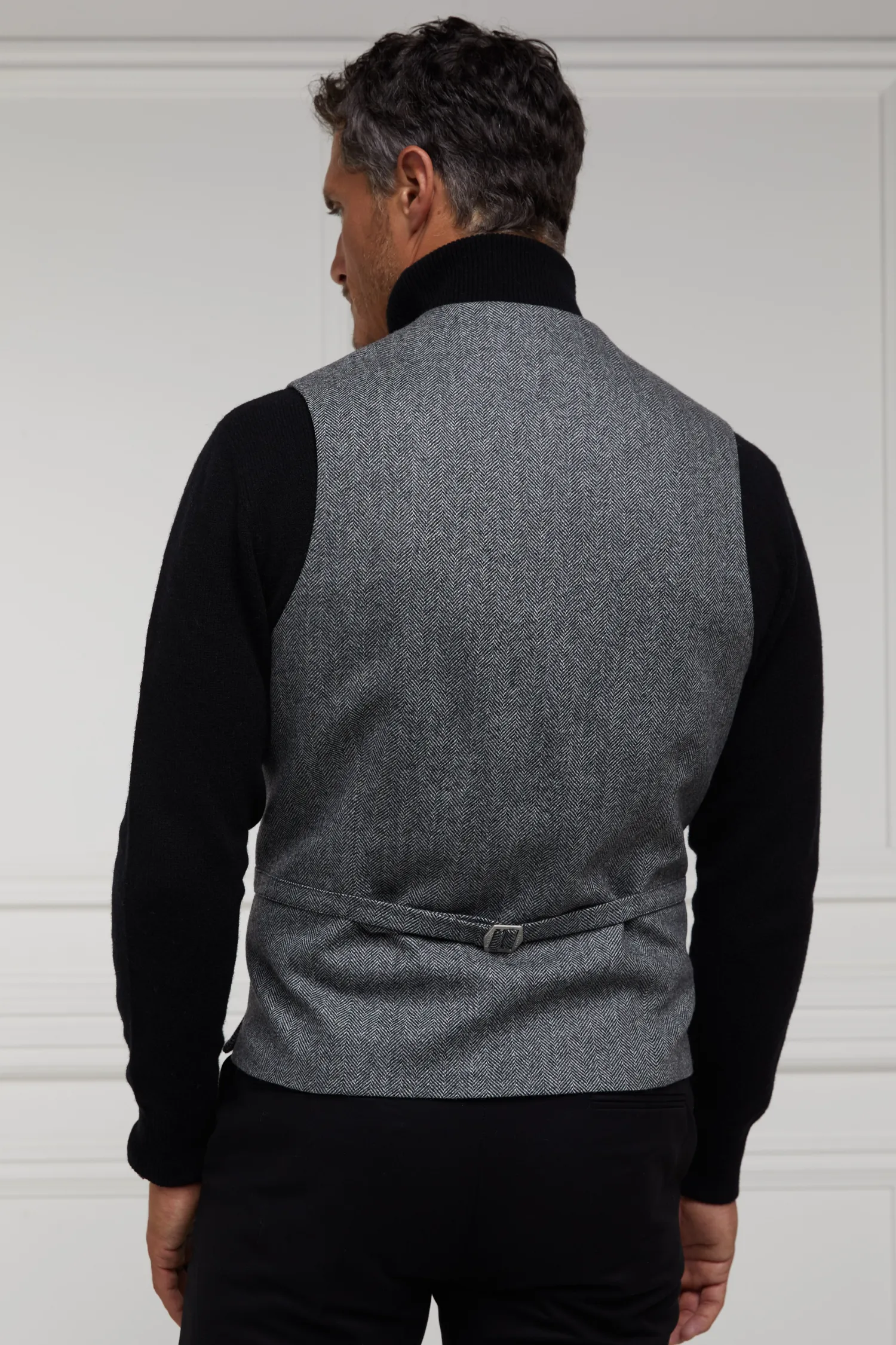 Outlet St James Waistcoat (Mono Herringbone) Waistcoats