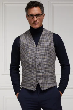 Sale St James Waistcoat (Prince of Wales Navy) Waistcoats