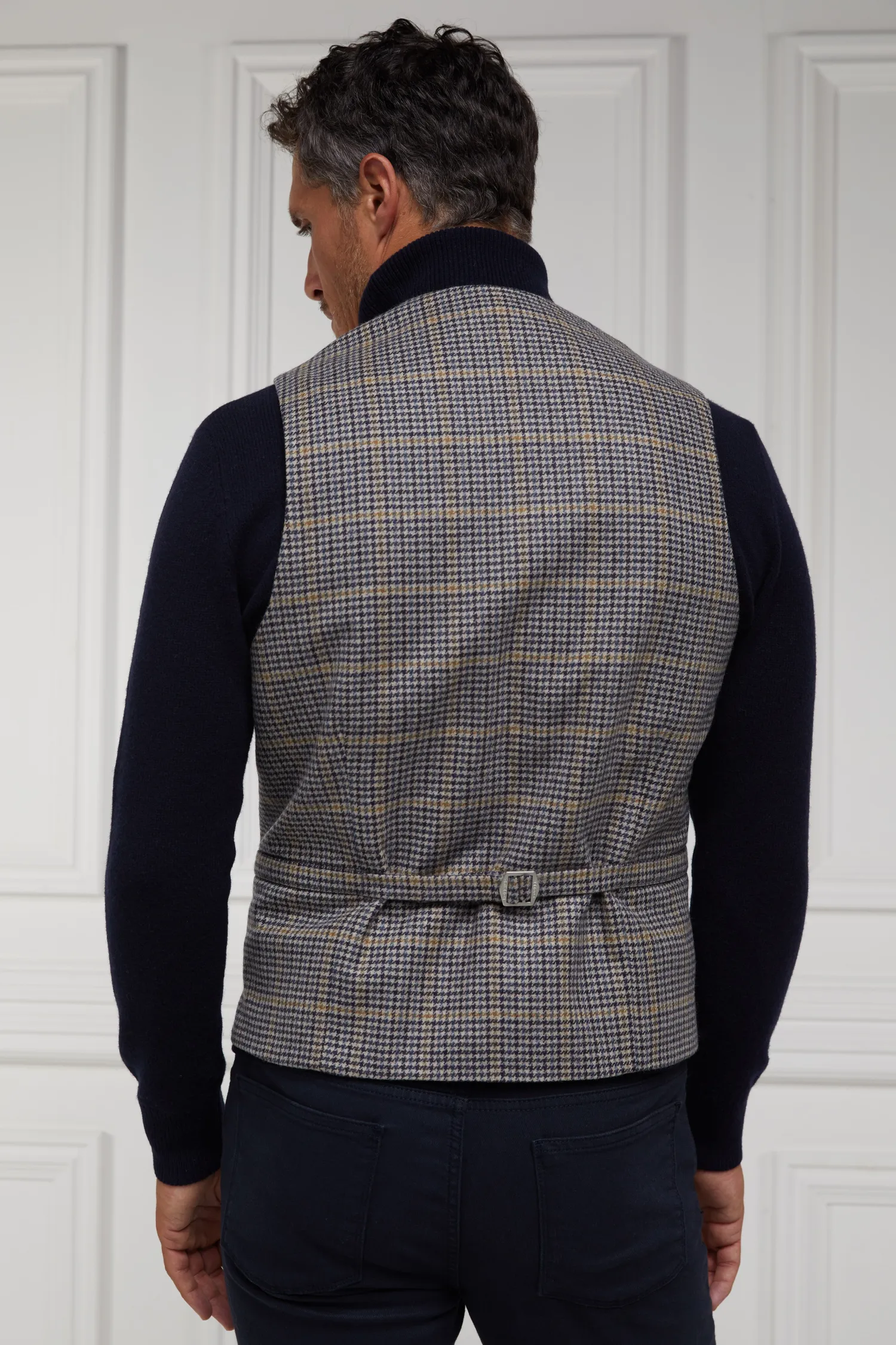 Sale St James Waistcoat (Prince of Wales Navy) Waistcoats