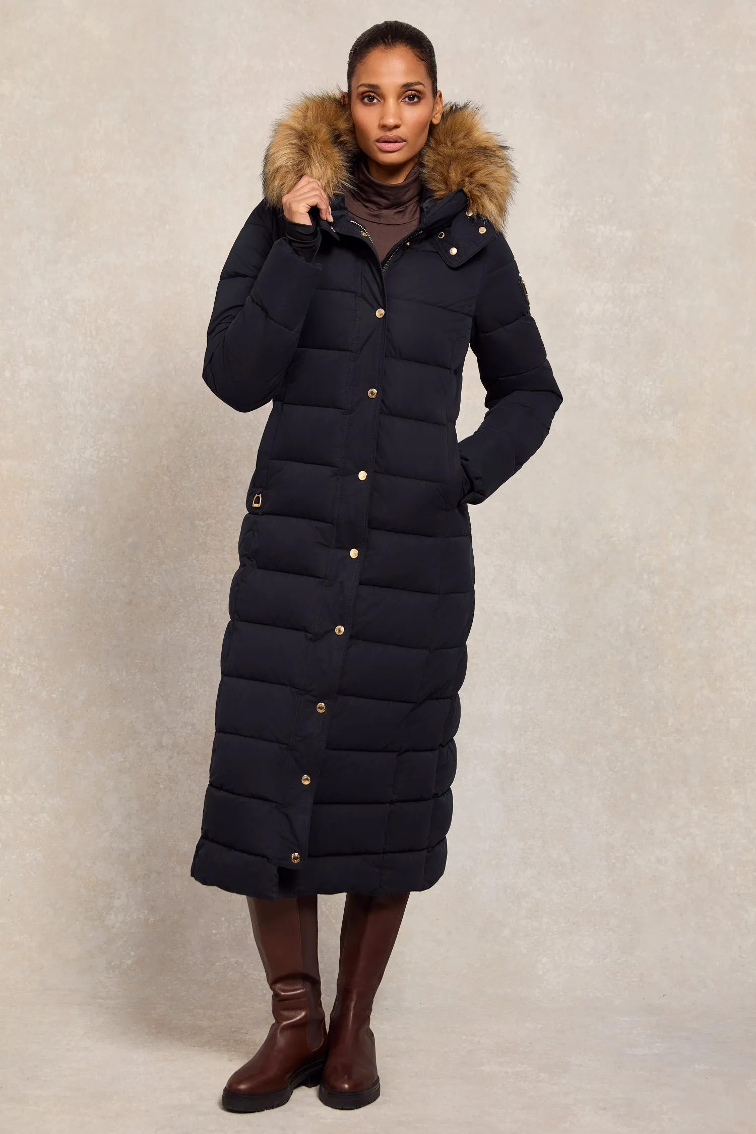Clearance Stoneleigh Longline Coat (Ink Navy) Women Coats|Coats