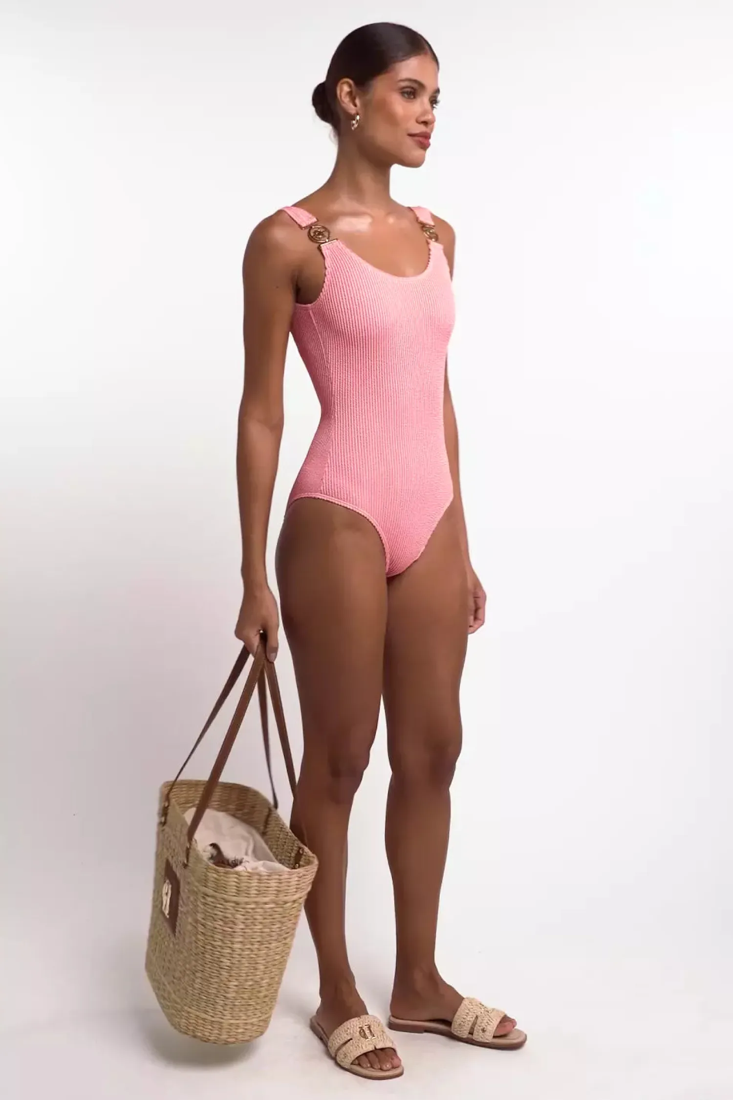 New Swimsuit (Soft Coral) Women Swimwear