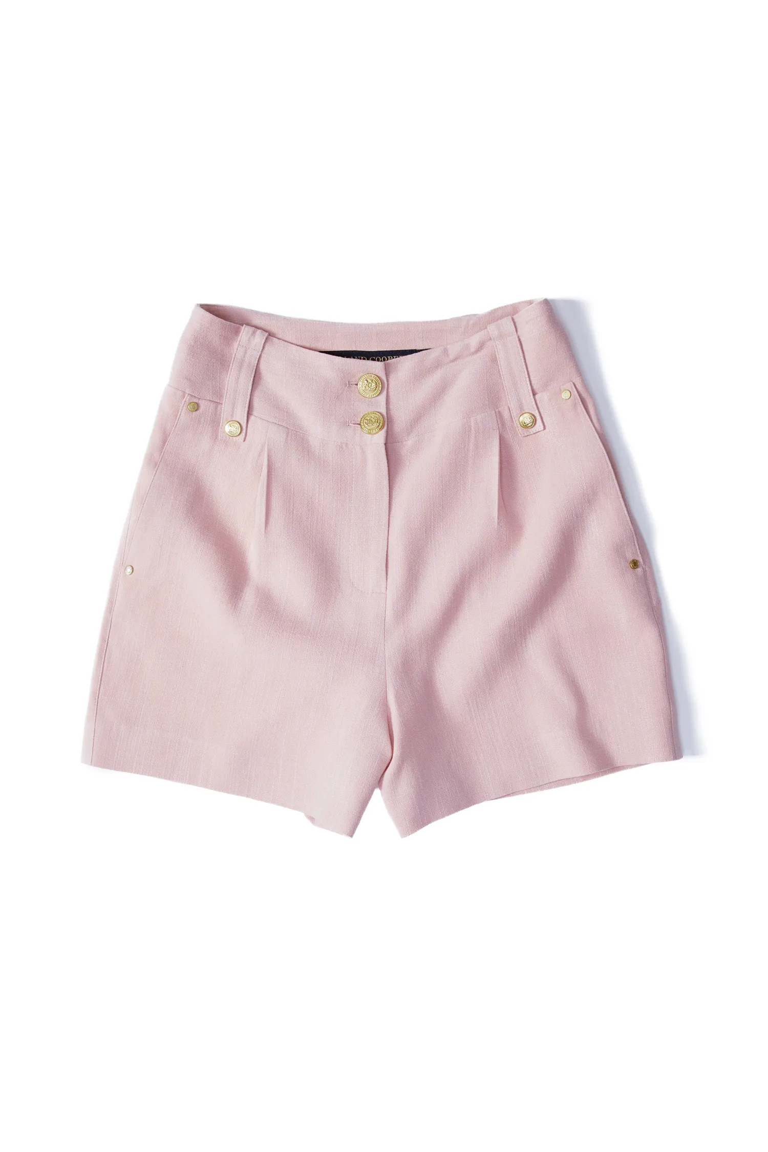 Hot Tailored Short (Pink Linen) Women Shorts|Tailoring