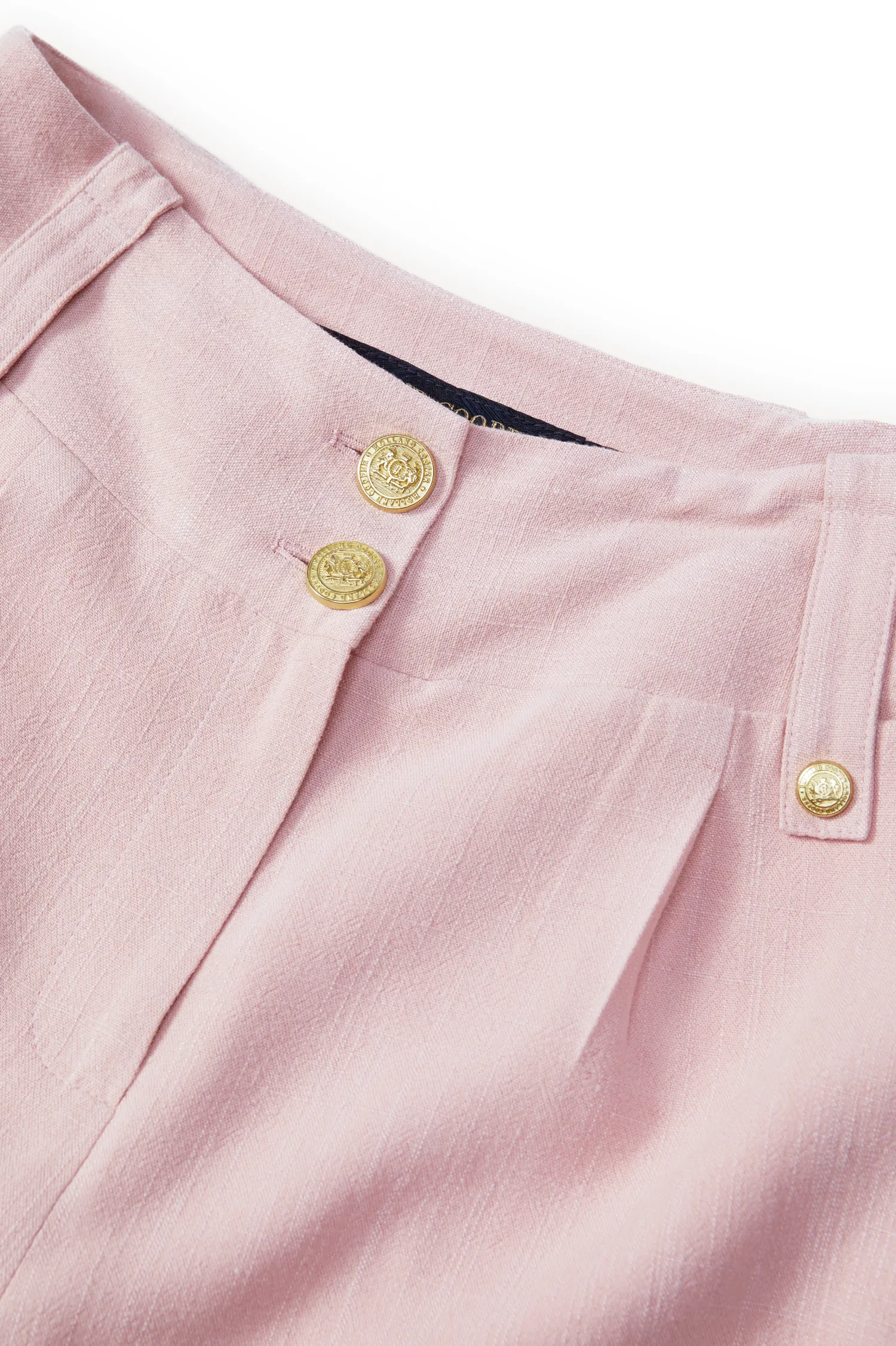 Hot Tailored Short (Pink Linen) Women Shorts|Tailoring