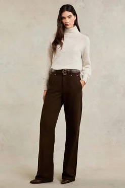Sale Tailored Wide Leg Jean Women Jeans