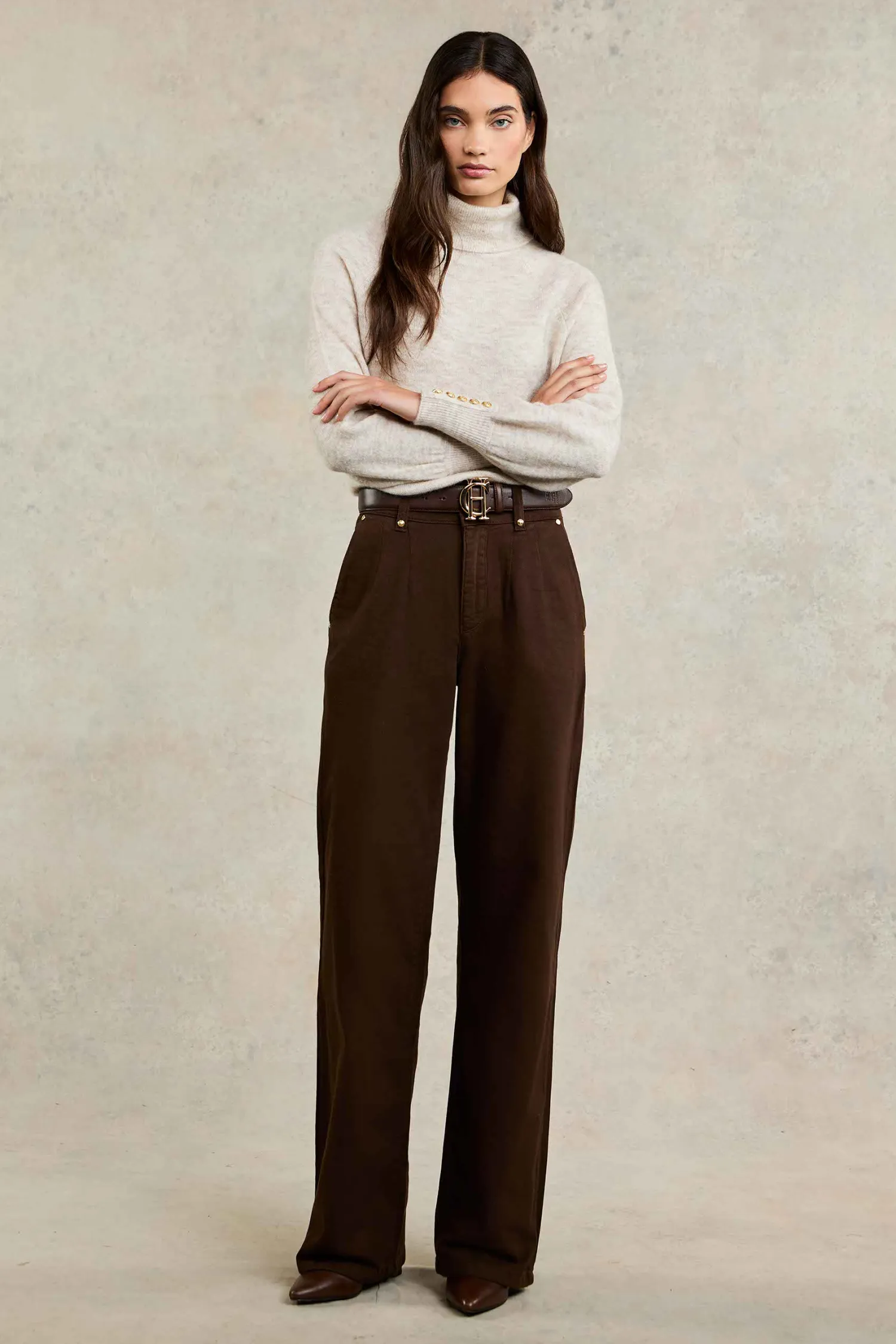 Sale Tailored Wide Leg Jean Women Jeans