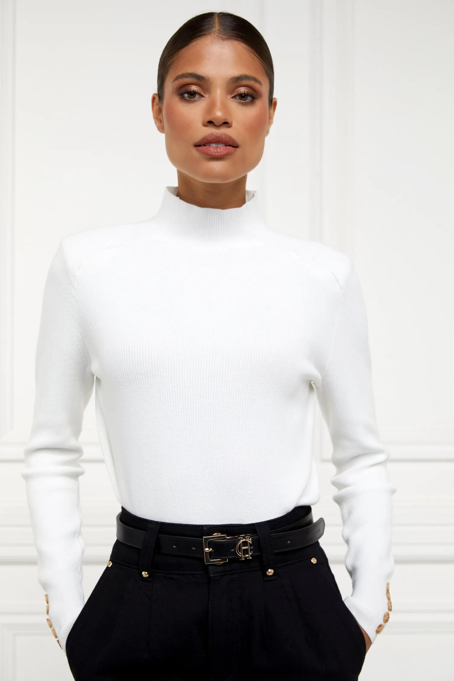 Outlet Tara High Neck Knit Women Knitwear