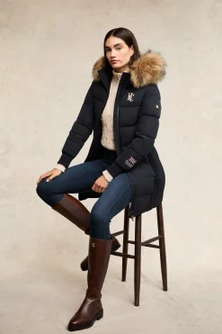 New Team Padded Coat (Ink Navy) Women Coats|Coats