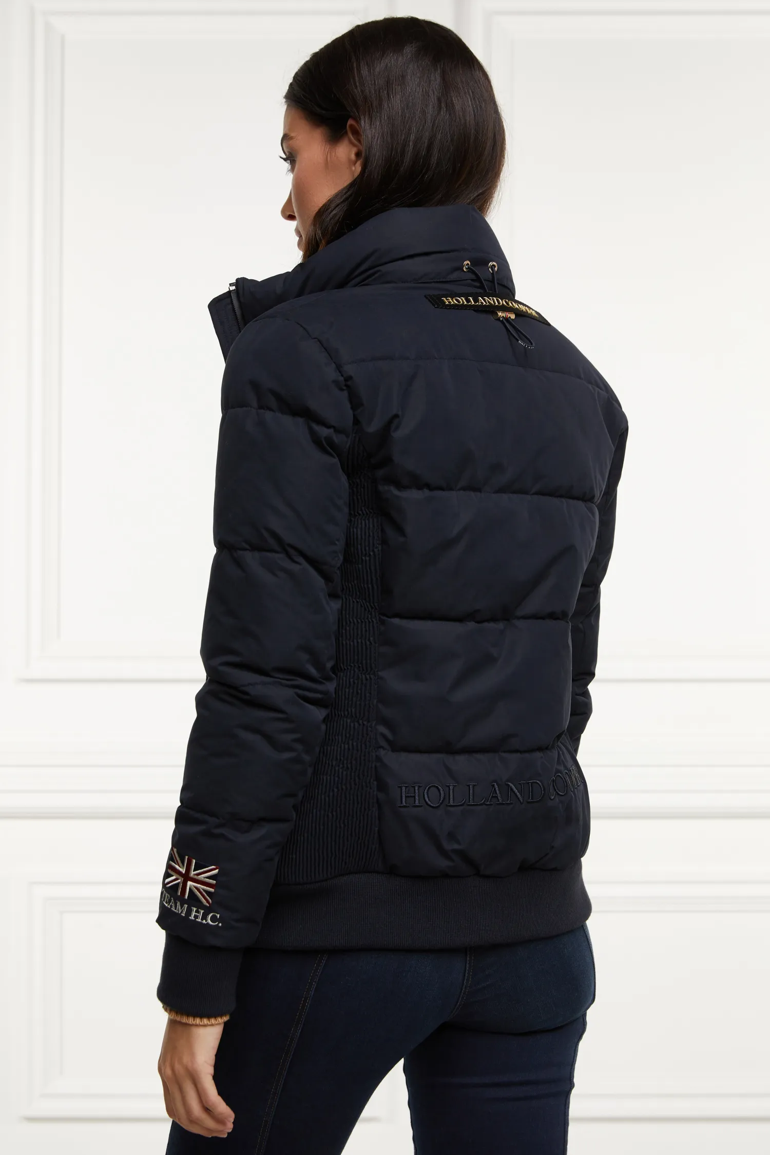 Outlet Team Padded Jacket (Ink Navy) Women Jackets|Jackets