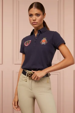 New Team Polo Shirt (Ink Navy) Women Polo Shirts & Tees|Polo Shirts