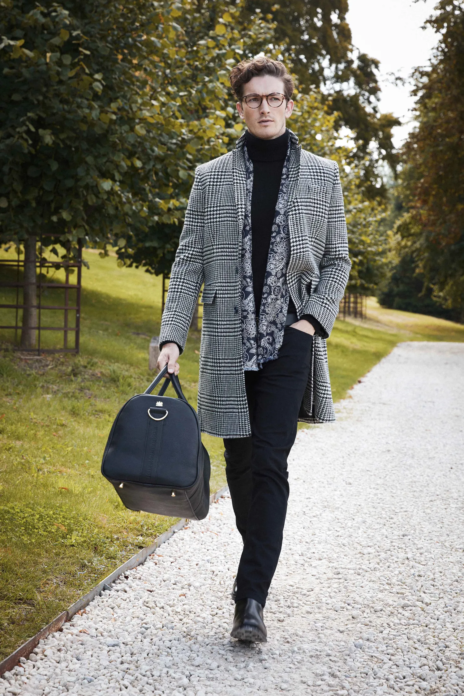 Outlet The Cheltenham Coat (Large Scale Prince of Wales Mono) Coats