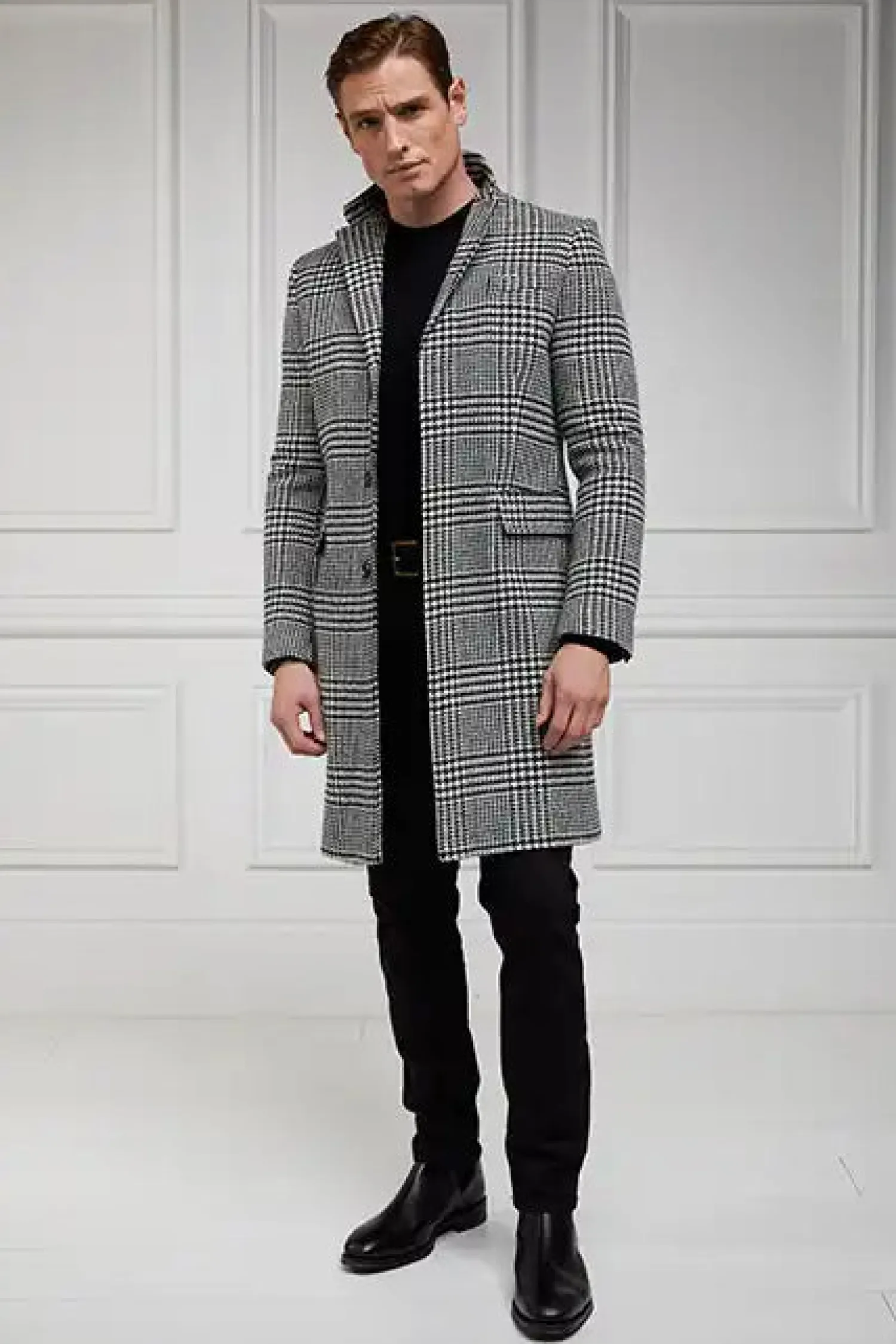 Outlet The Cheltenham Coat (Large Scale Prince of Wales Mono) Coats