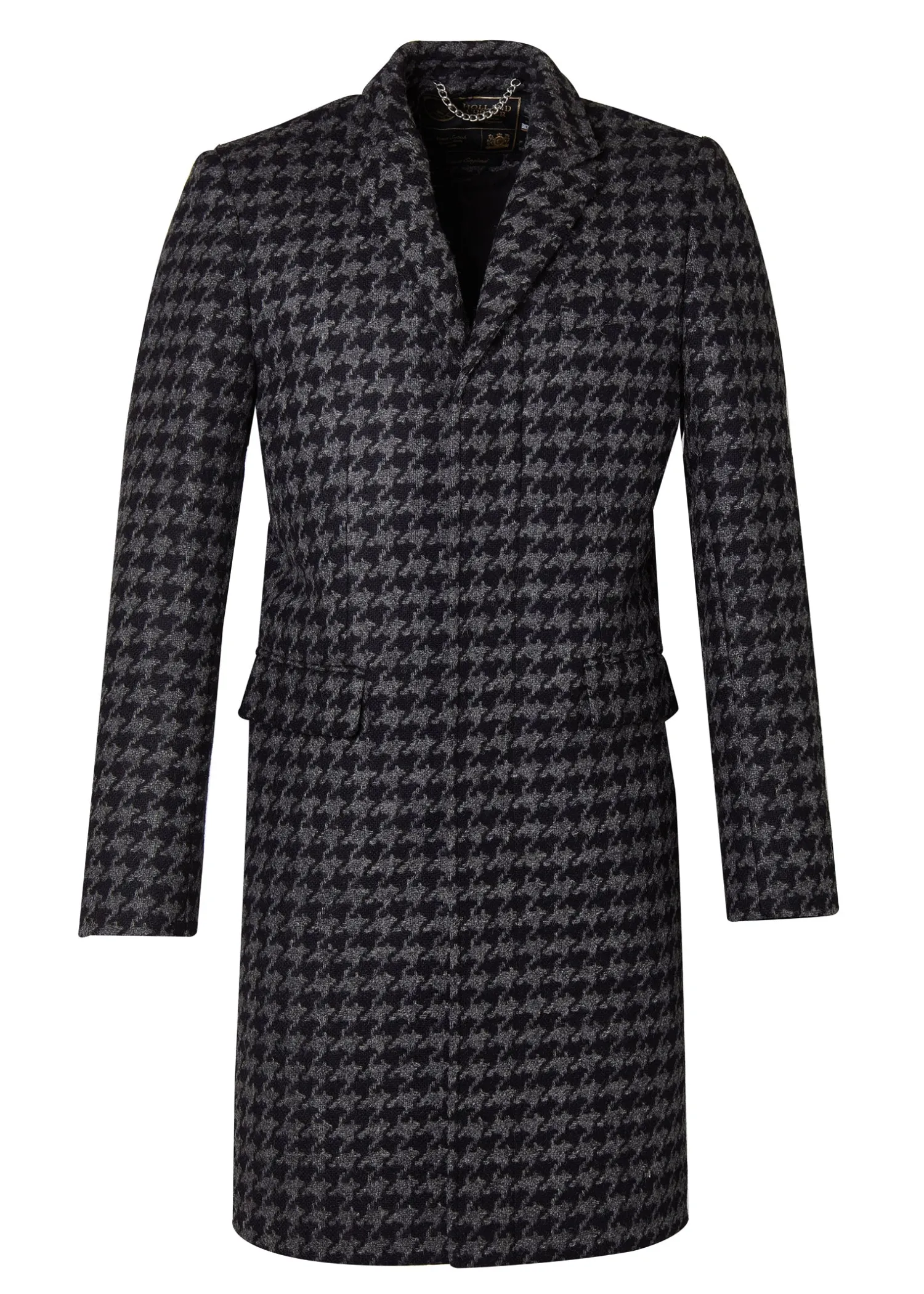 Hot The Cheltenham Coat (Large Scale Charcoal Houndstooth) Coats