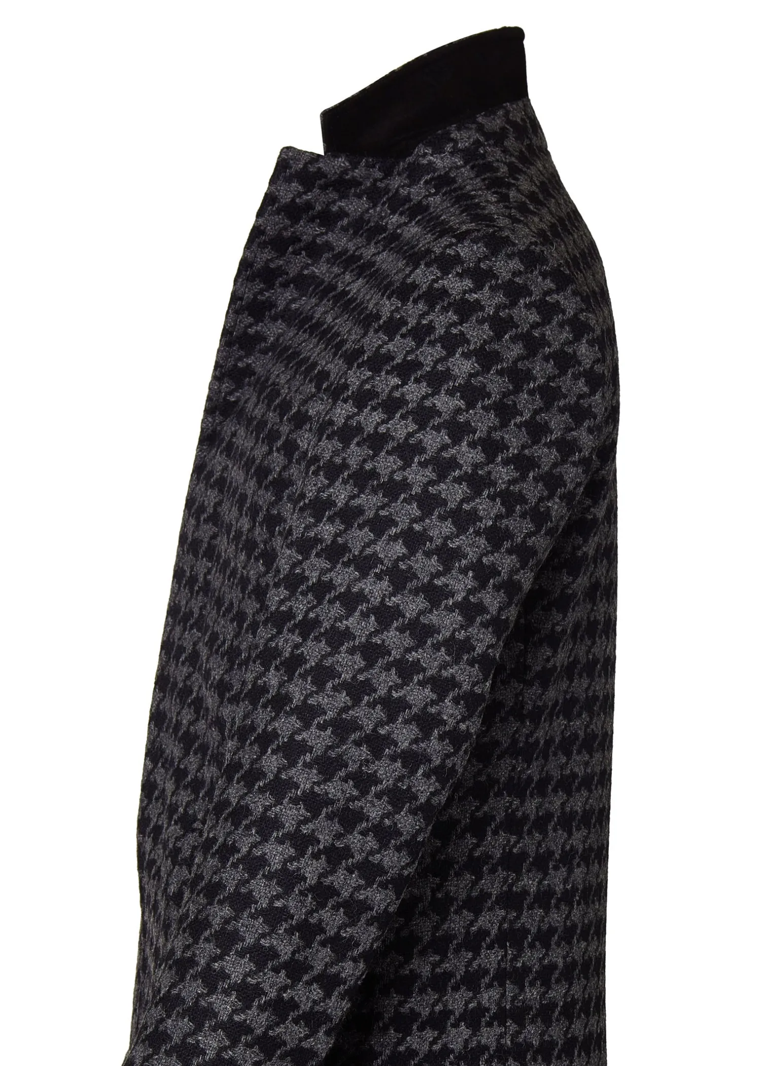 Hot The Cheltenham Coat (Large Scale Charcoal Houndstooth) Coats