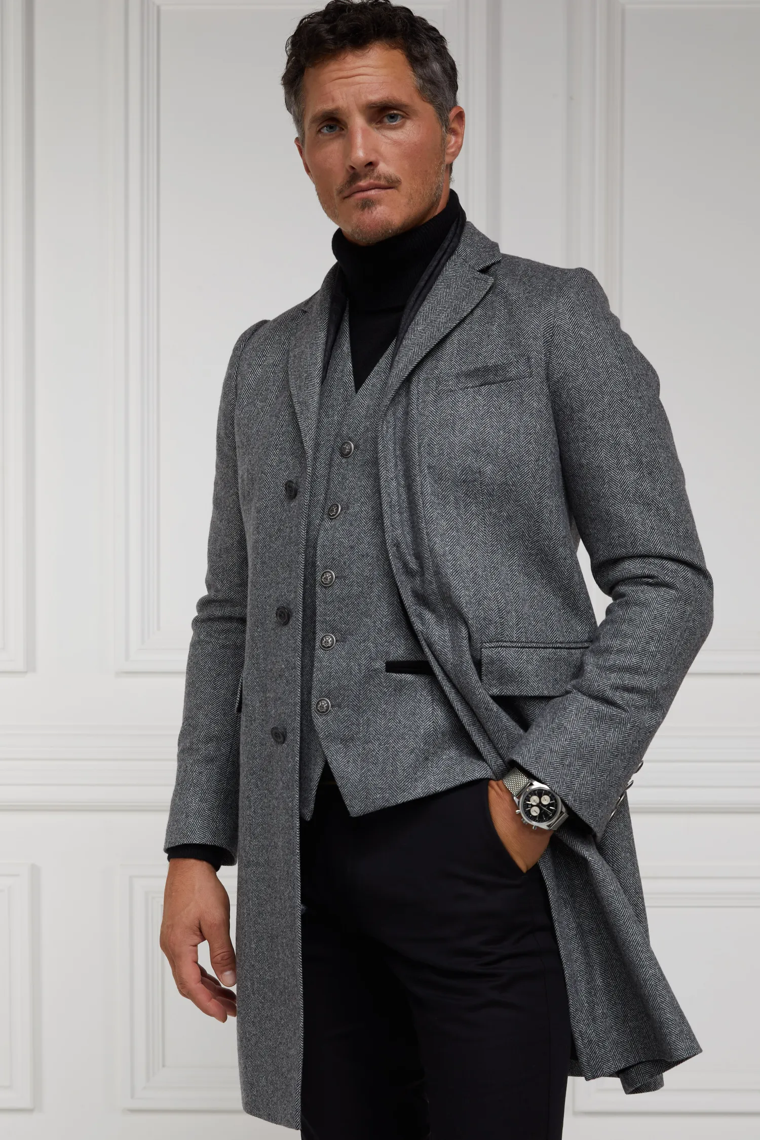 Outlet The Cheltenham Coat (Mono Herringbone) Coats