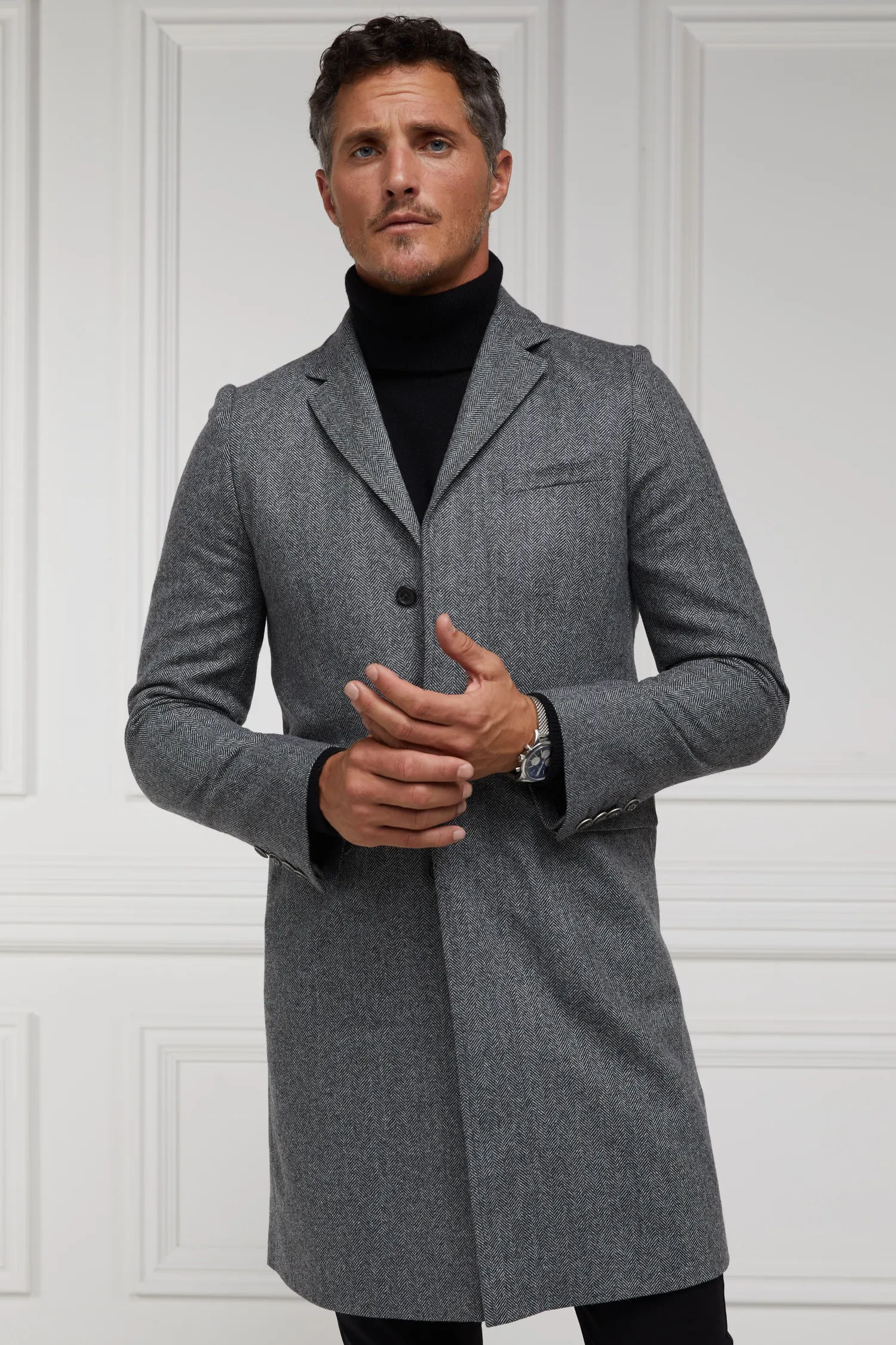 Outlet The Cheltenham Coat (Mono Herringbone) Coats