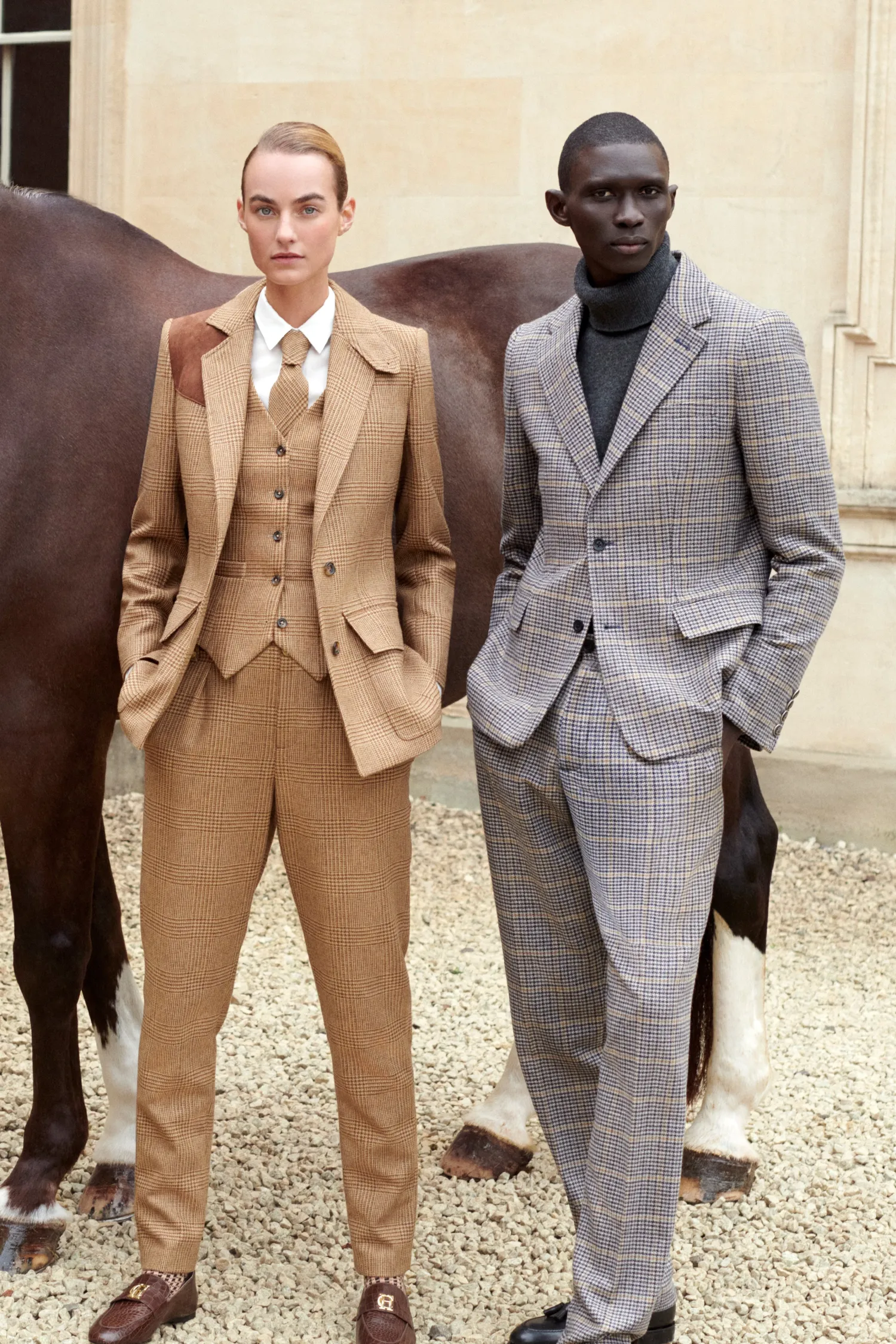 Online The Classic Trouser (Prince of Wales Navy) Tailored Trousers