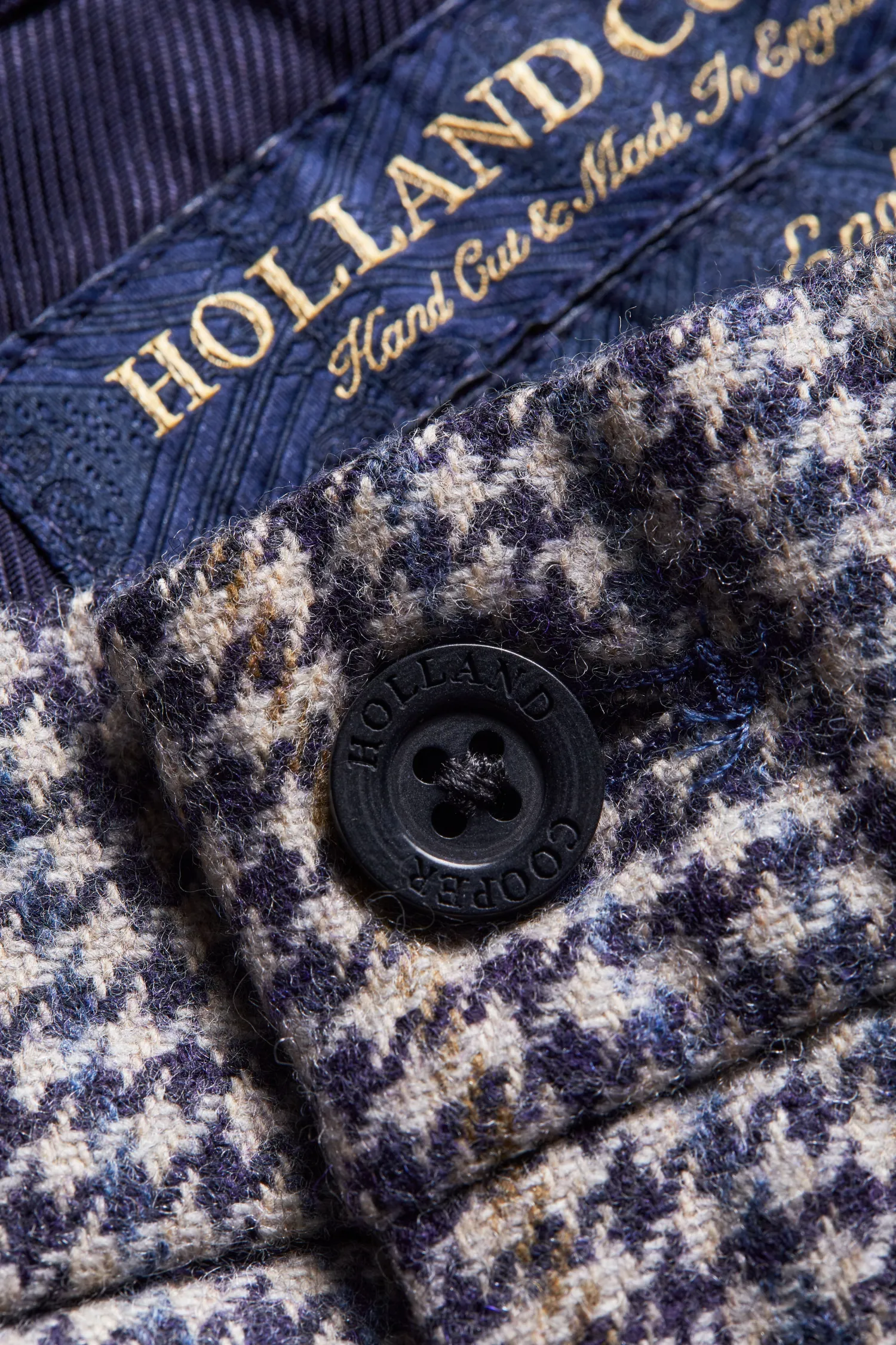 Online The Classic Trouser (Prince of Wales Navy) Tailored Trousers