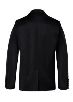Fashion The Double Breasted Blazer (Black Barathea) Women Tailoring|Blazers