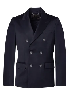 New The Double Breasted Blazer (Navy Barathea) Blazers