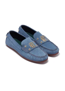 Sale The Driving Loafer (Soft Blue) Women Loafers