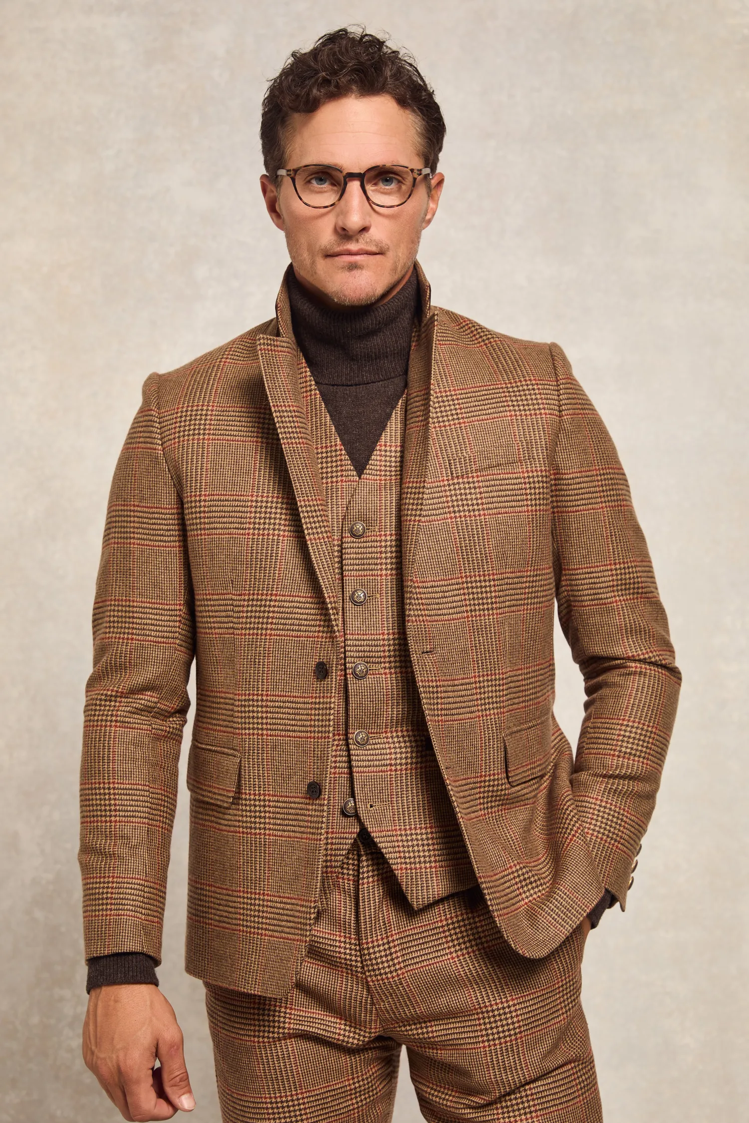Hot The Single Breasted Blazer (Clarence Check Merlot) Blazers